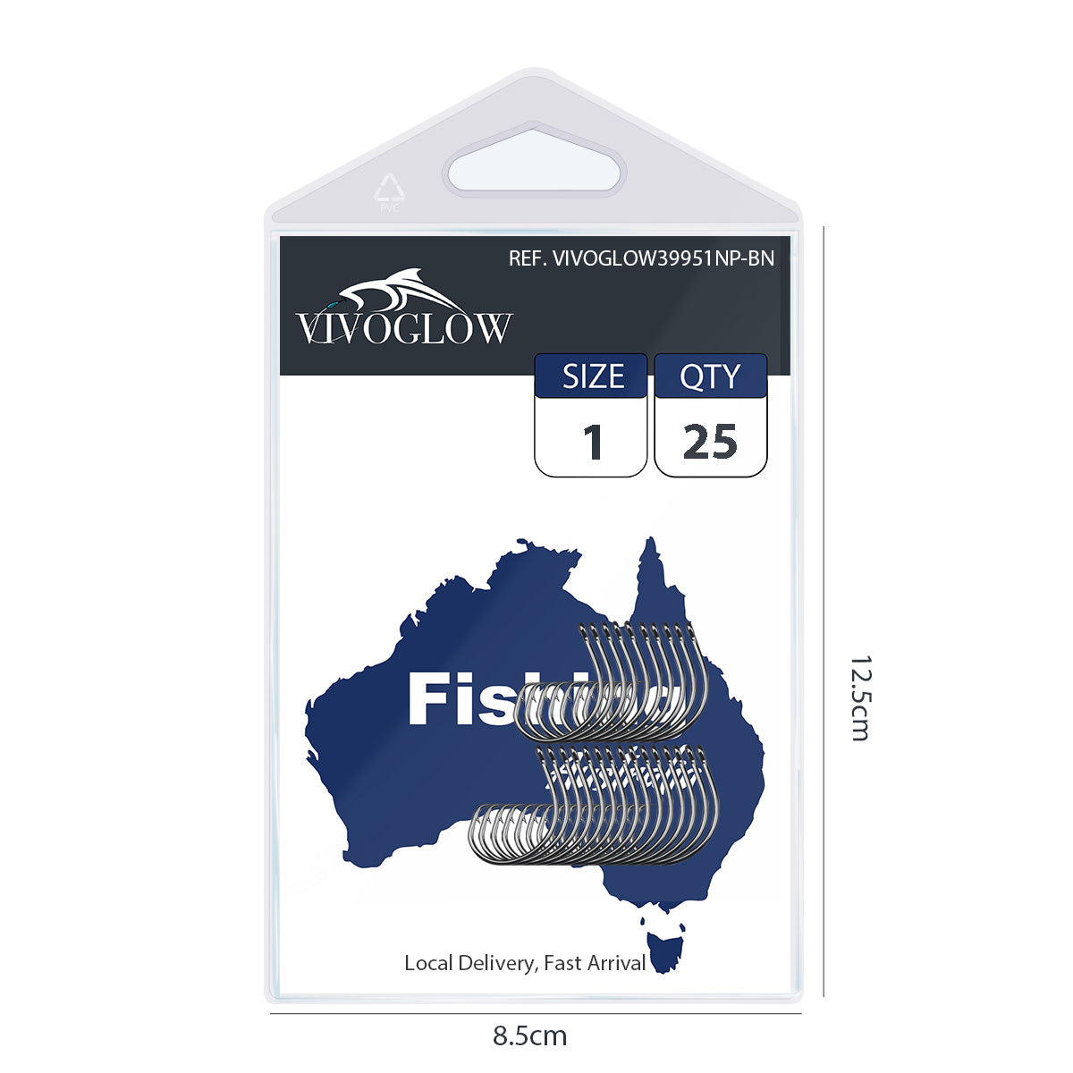 Inline Circle Hooks - 1X Fine