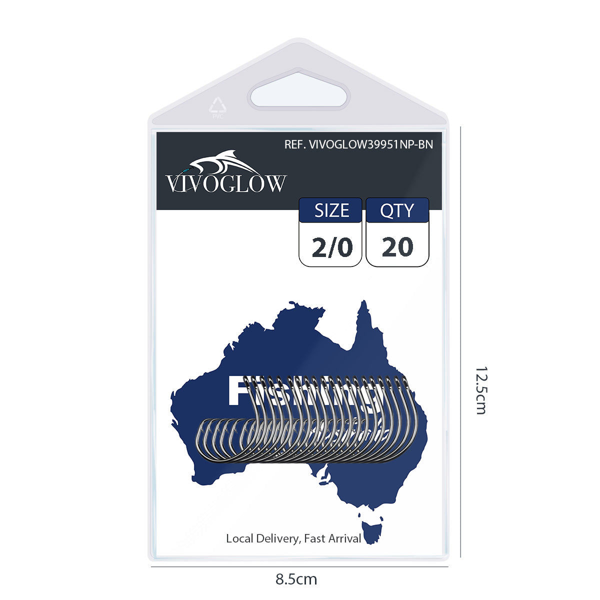 Inline Circle Hooks - 1X Fine