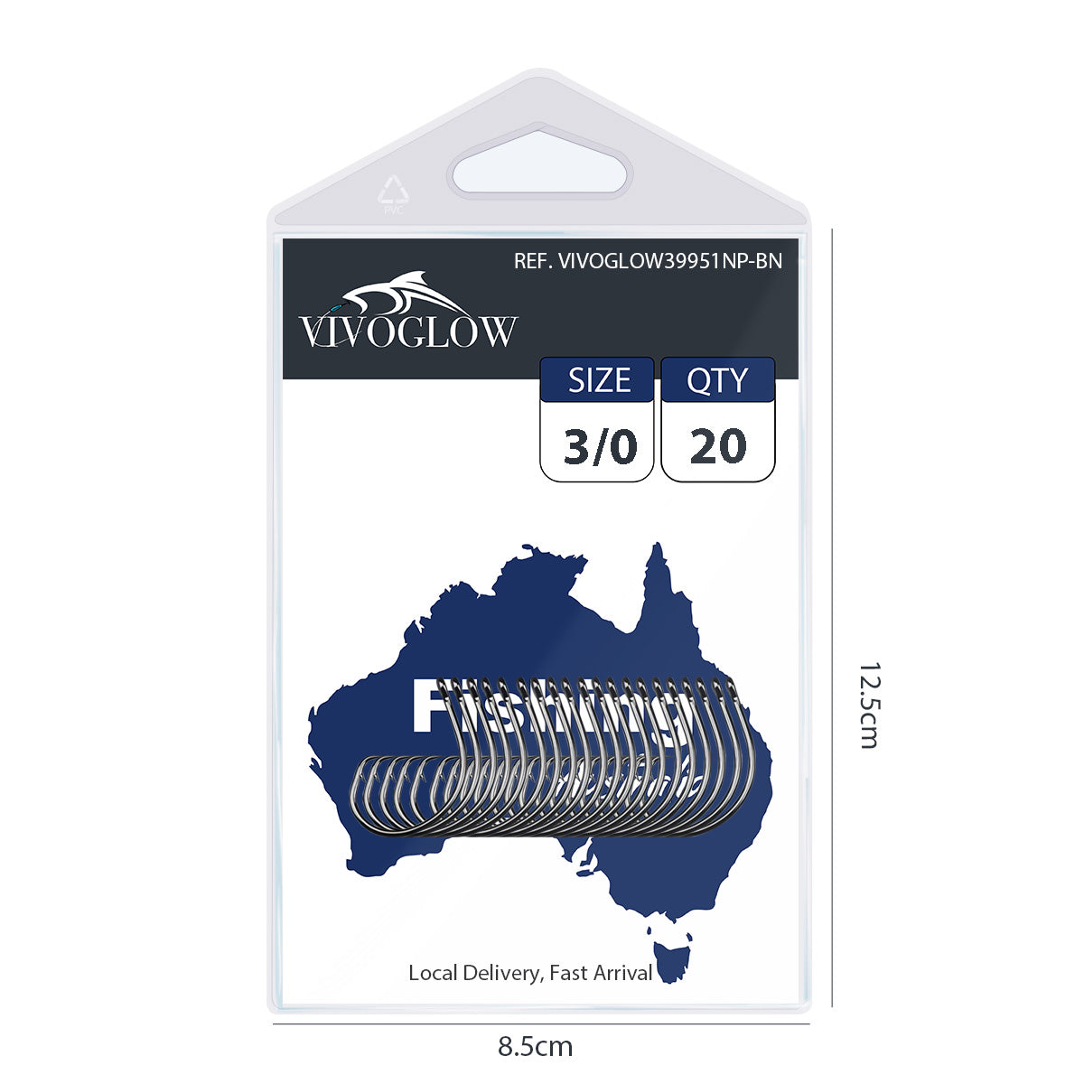 Inline Circle Hooks - 1X Fine