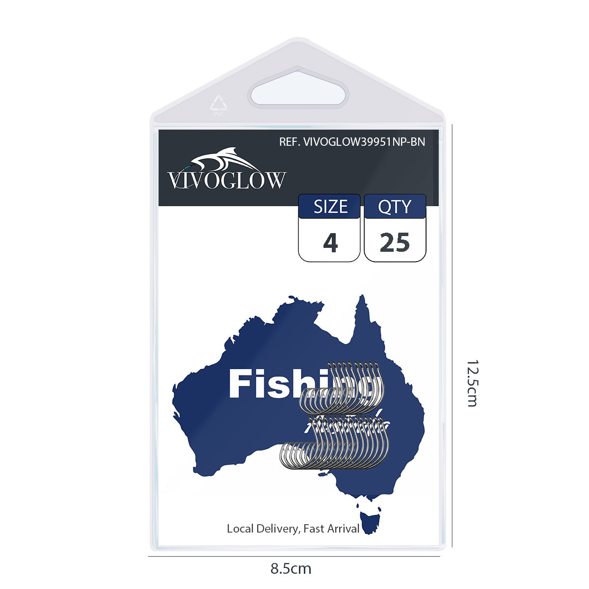 Inline Circle Hooks - 1X Fine