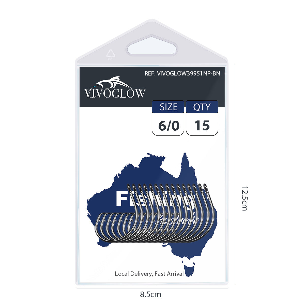 Inline Circle Hooks - 1X Fine