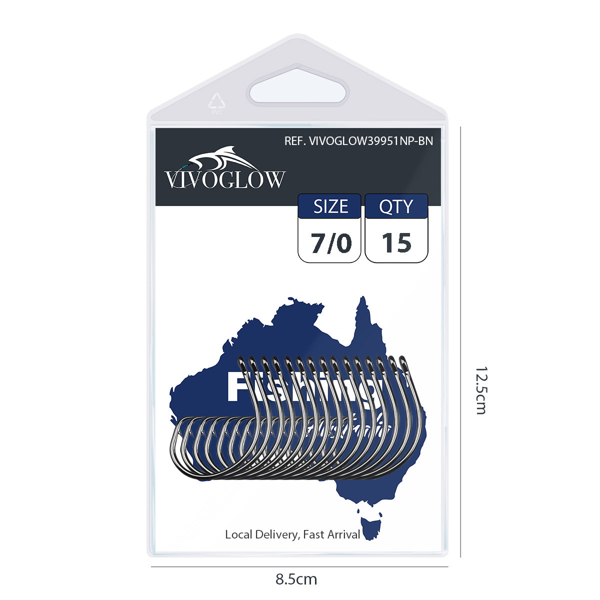 Inline Circle Hooks - 1X Fine