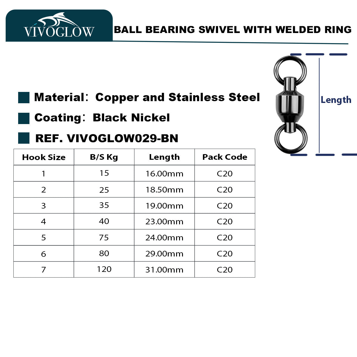 Demon Ball Bearing Swivel
