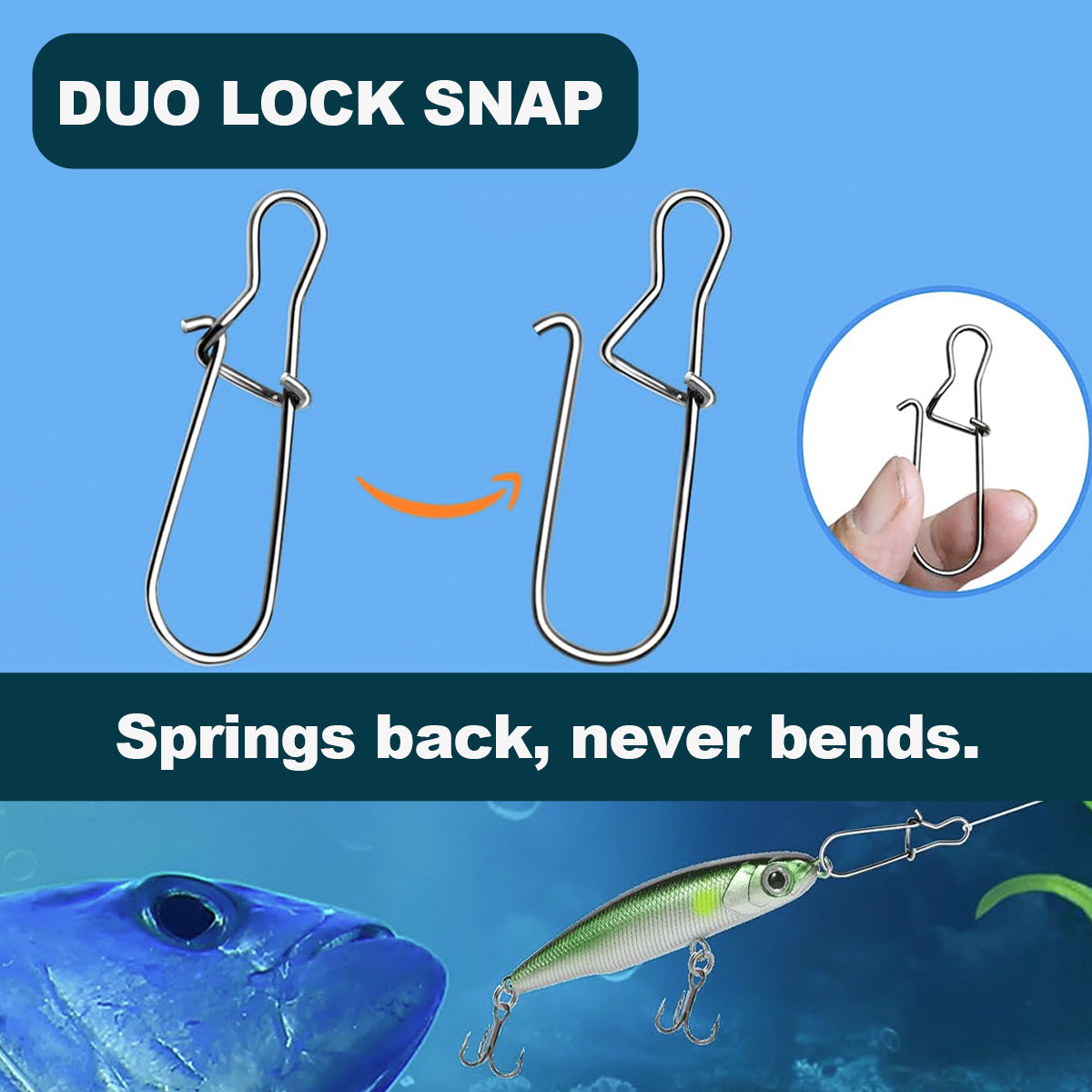 DUO LOCK SNAP Fishing Connector