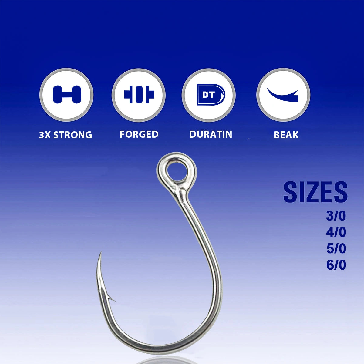 Inline Heavy Barbed Hook