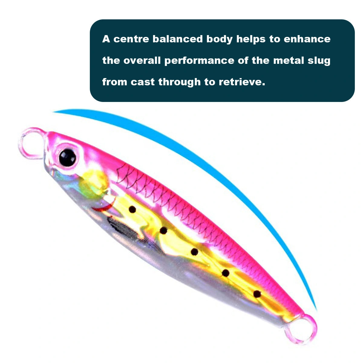 Metal Lures Glow Saltwater Fishing Lures 40g 60g 80g