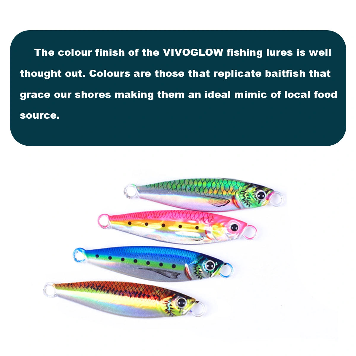 Metal Lures Glow Saltwater Fishing Lures 40g 60g 80g