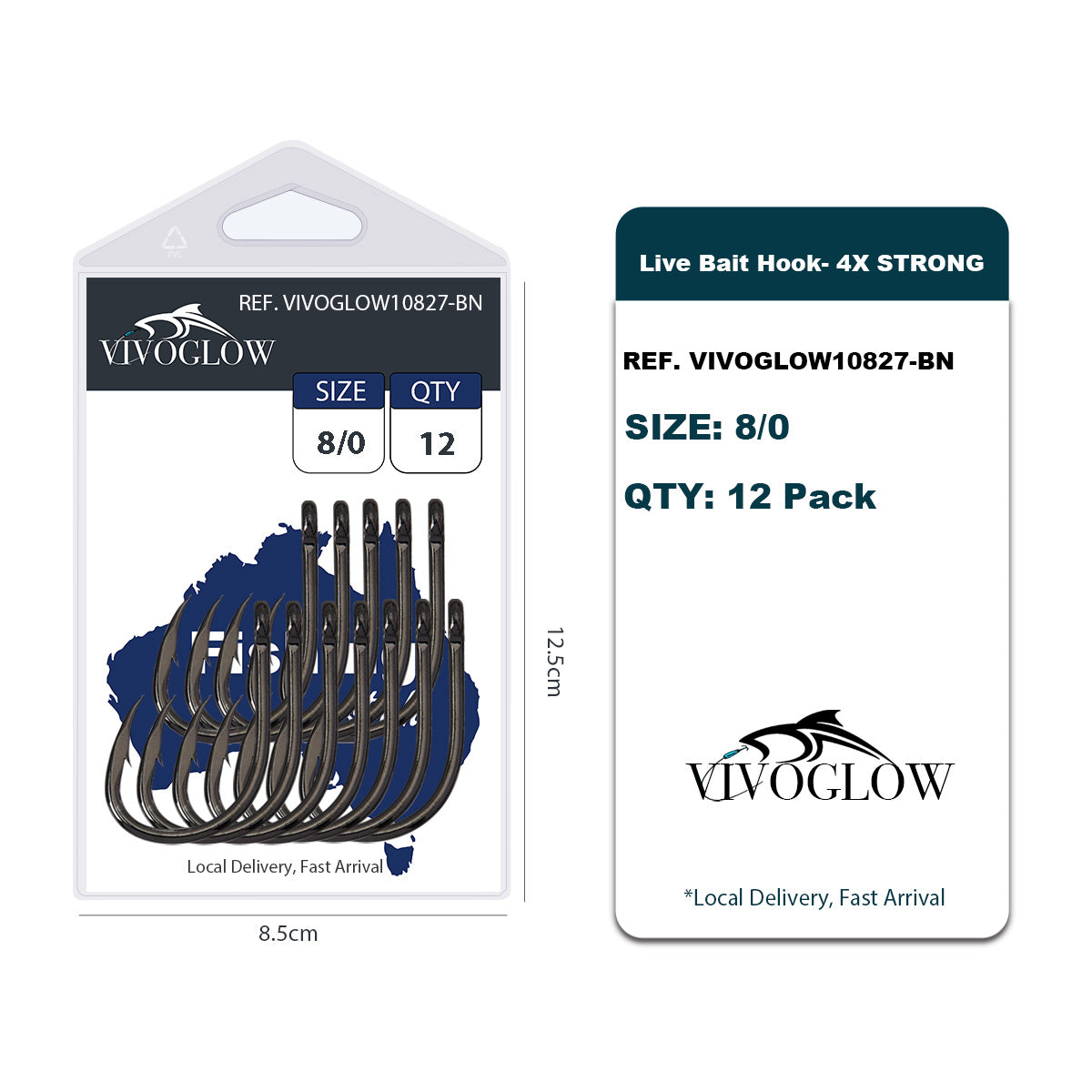 Live Bait Hooks 4X Strong