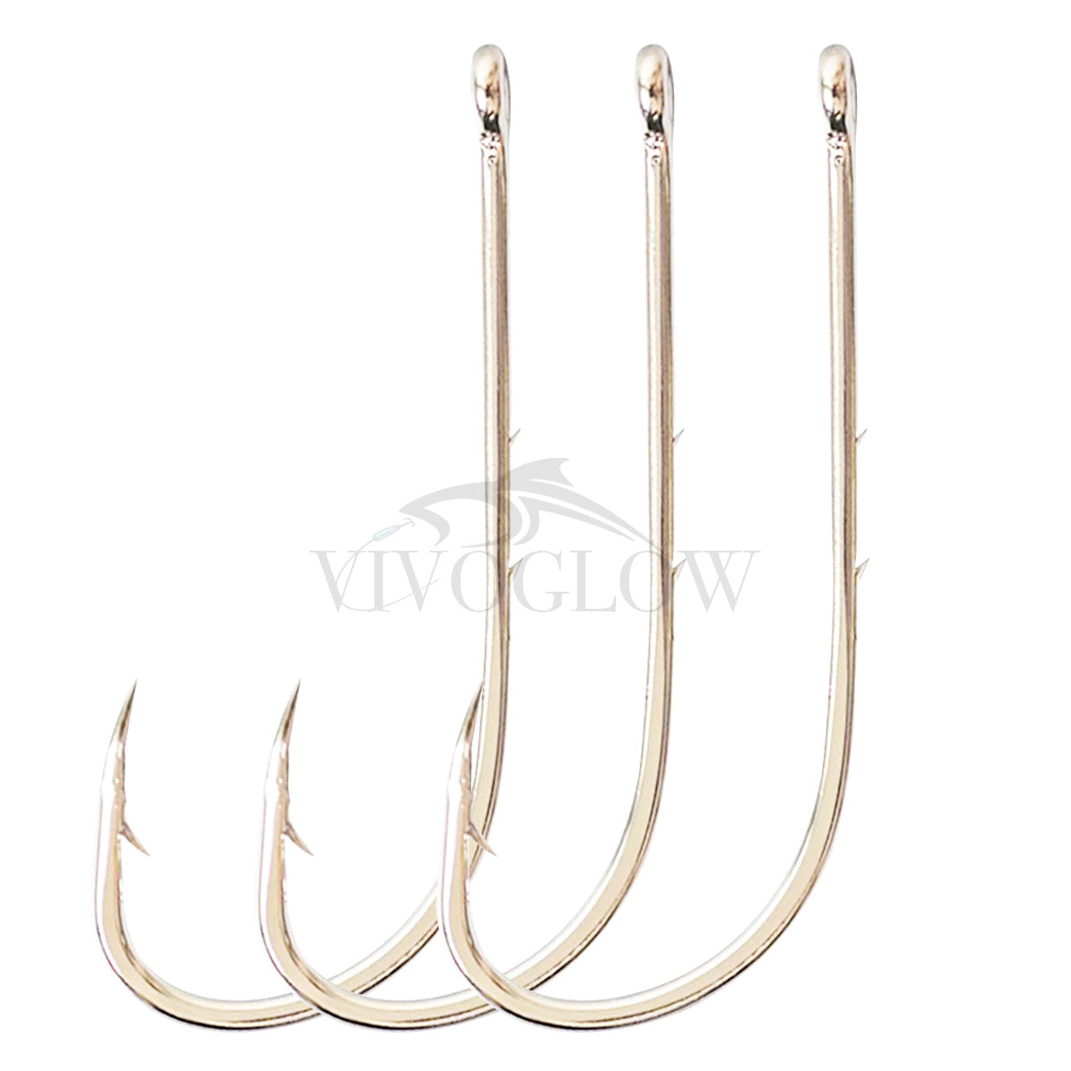 Long Baitholder Hooks- Bright Nicke