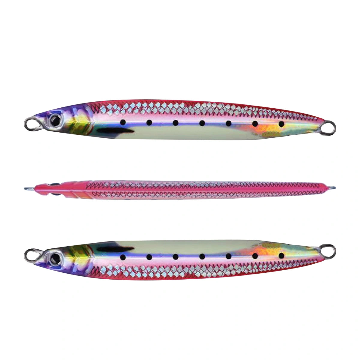 Metal Lures Glow Saltwater Fishing Lures 40g 60g 80g