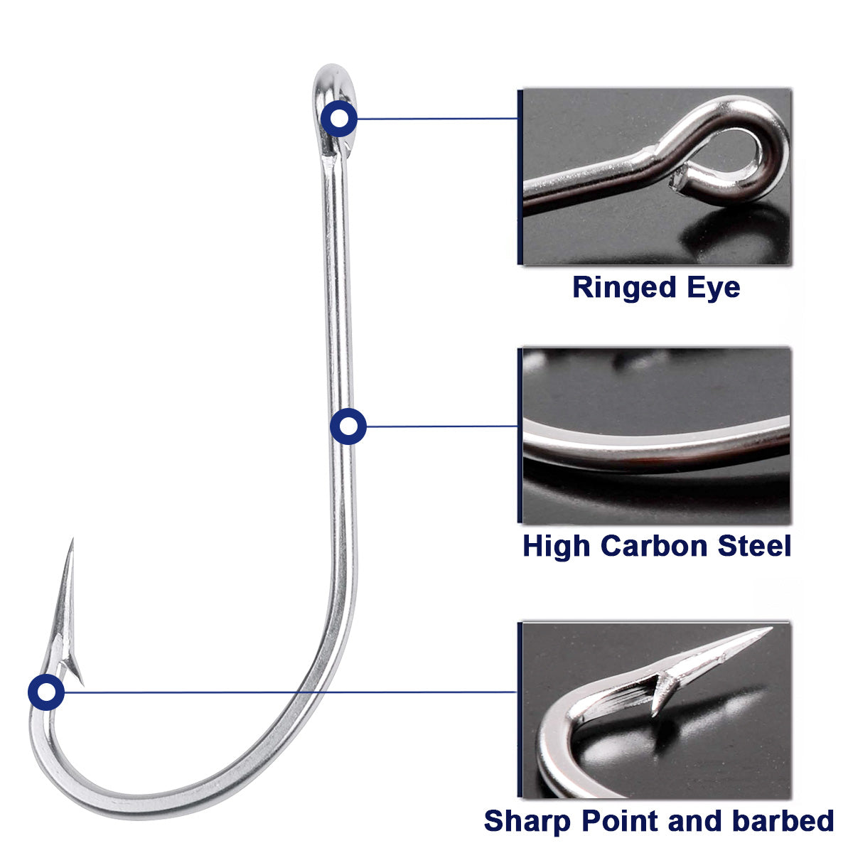 O’Shaughnessy Needle Eye Hooks