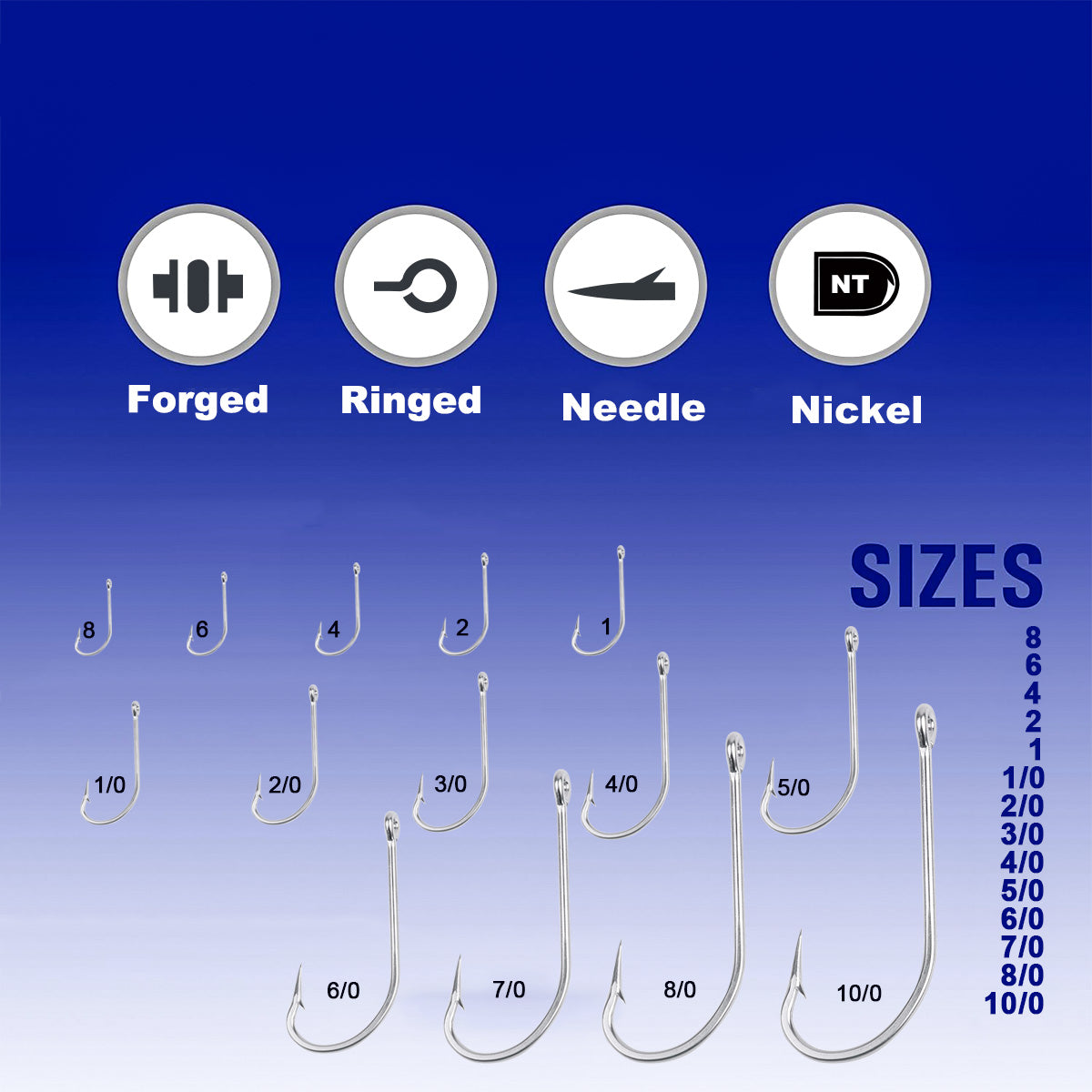 O’Shaughnessy Needle Eye Hooks