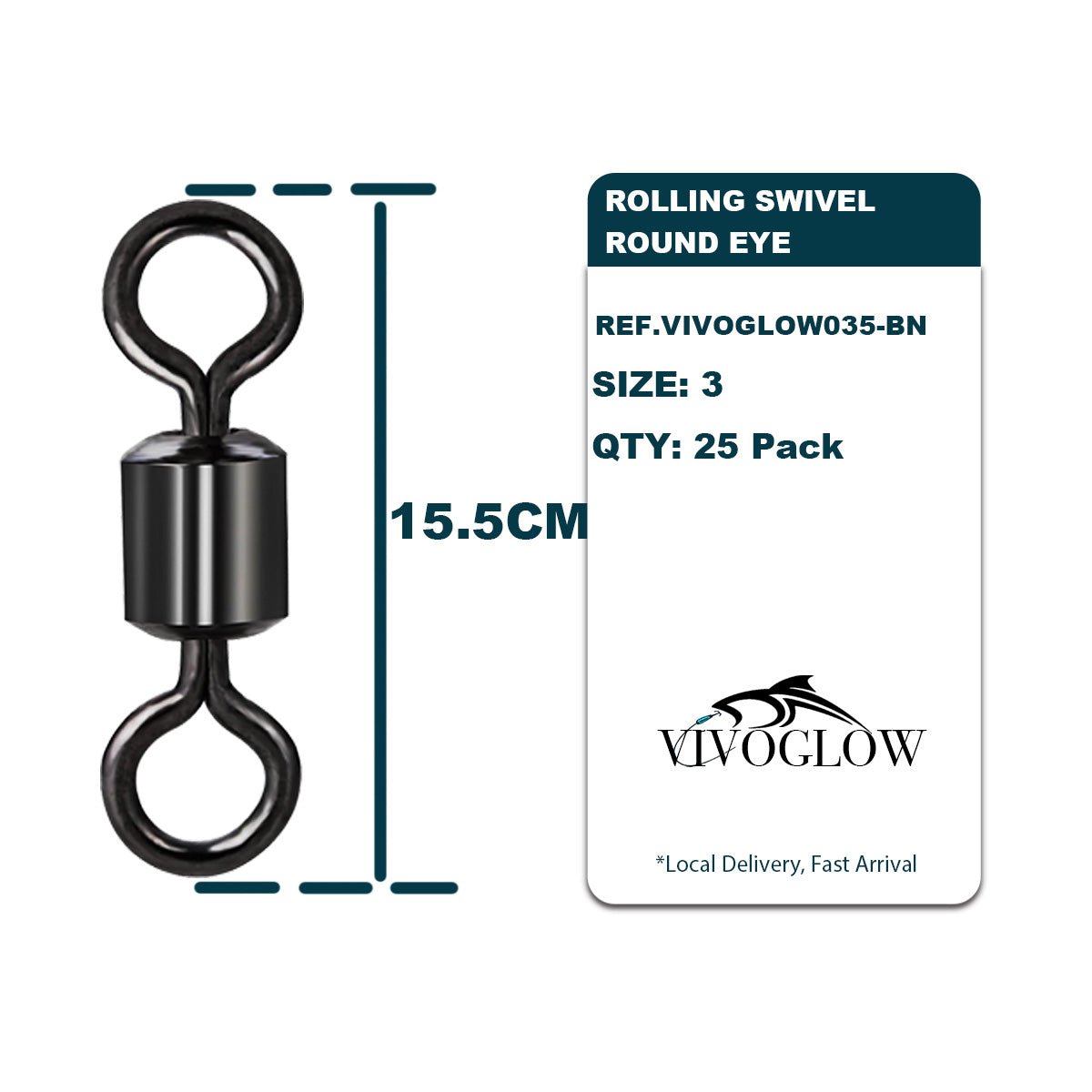 Rolling Swivel Round Eye