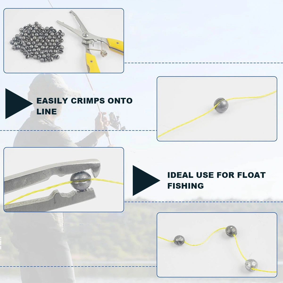 Split Shot Sinkers Fishing Weights