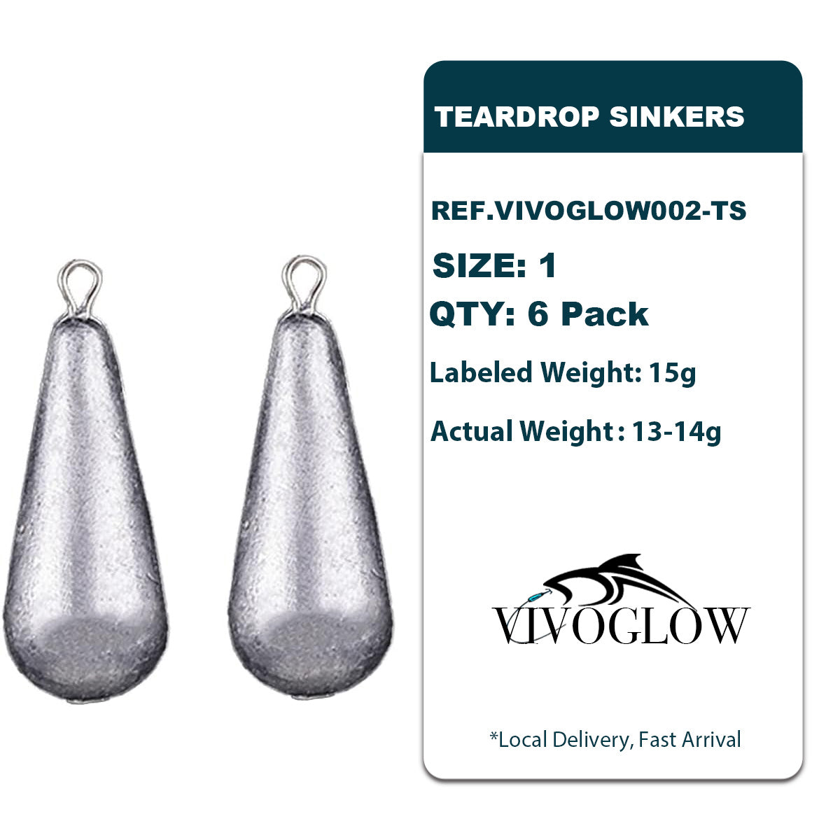 Teardrop Sinkers