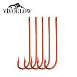 Bloodworm-R Carlisle Hook Long Shank Hooks