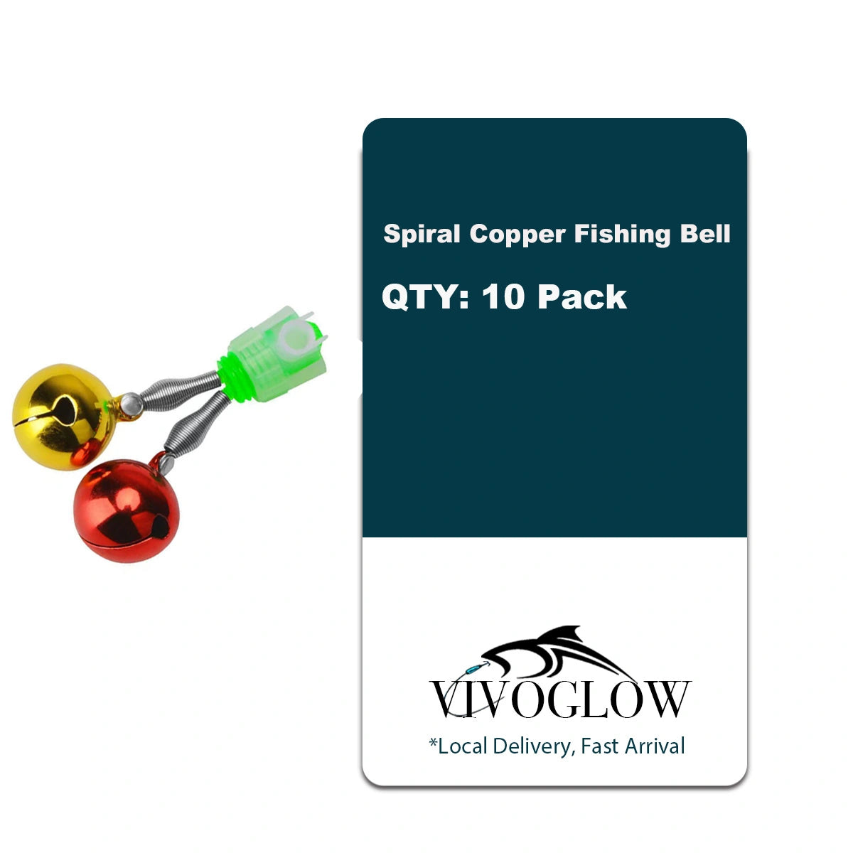 10 Pack Double Fishing Bell