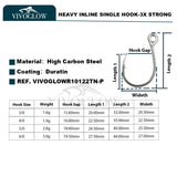 Inline Heavy Barbed Hook