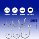 In-line Single Hooks For Lures