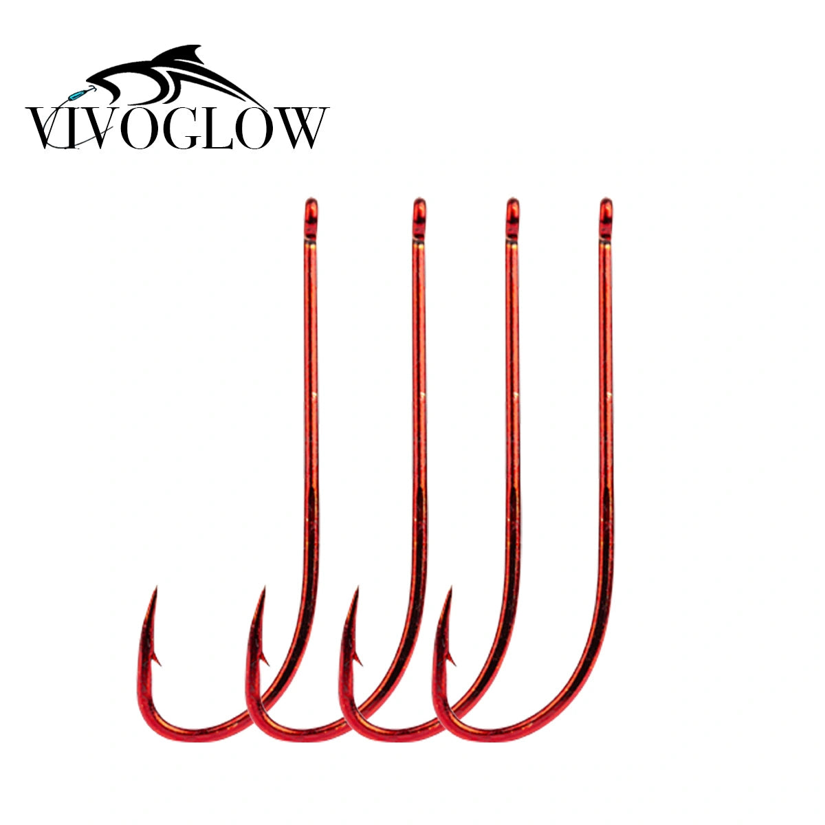 Wire Bloodworm Hook Red