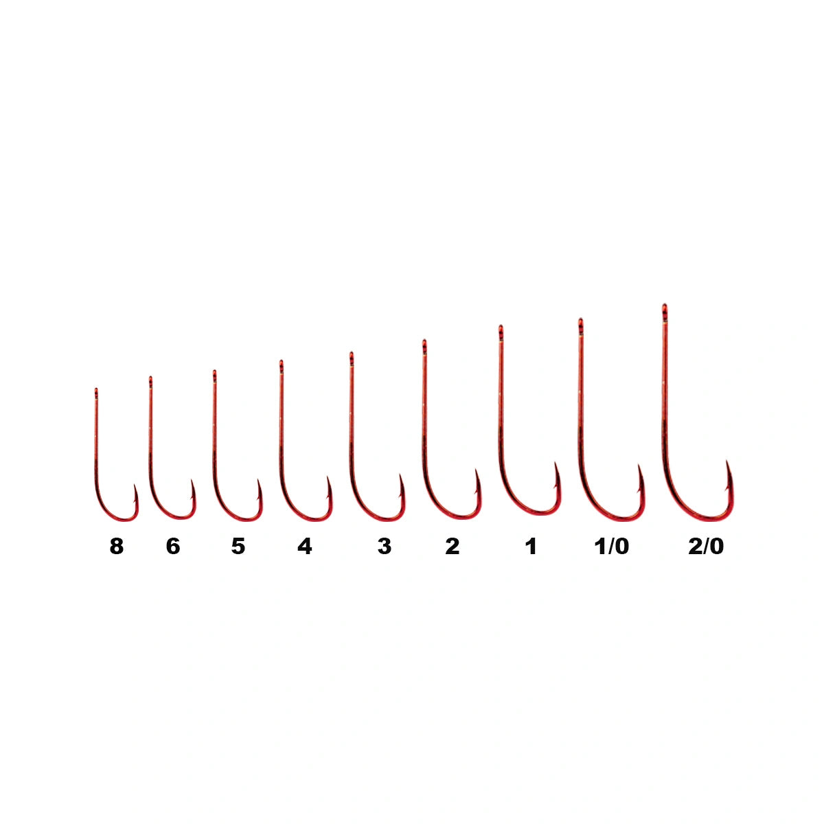 Wire Bloodworm Hook Red