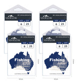 Long Baitholder Hooks- Bright Nicke