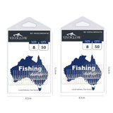 Long Baitholder Hooks- Bright Nicke