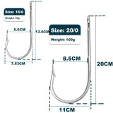 Stainless Southern & Tuna Big Game Hooks