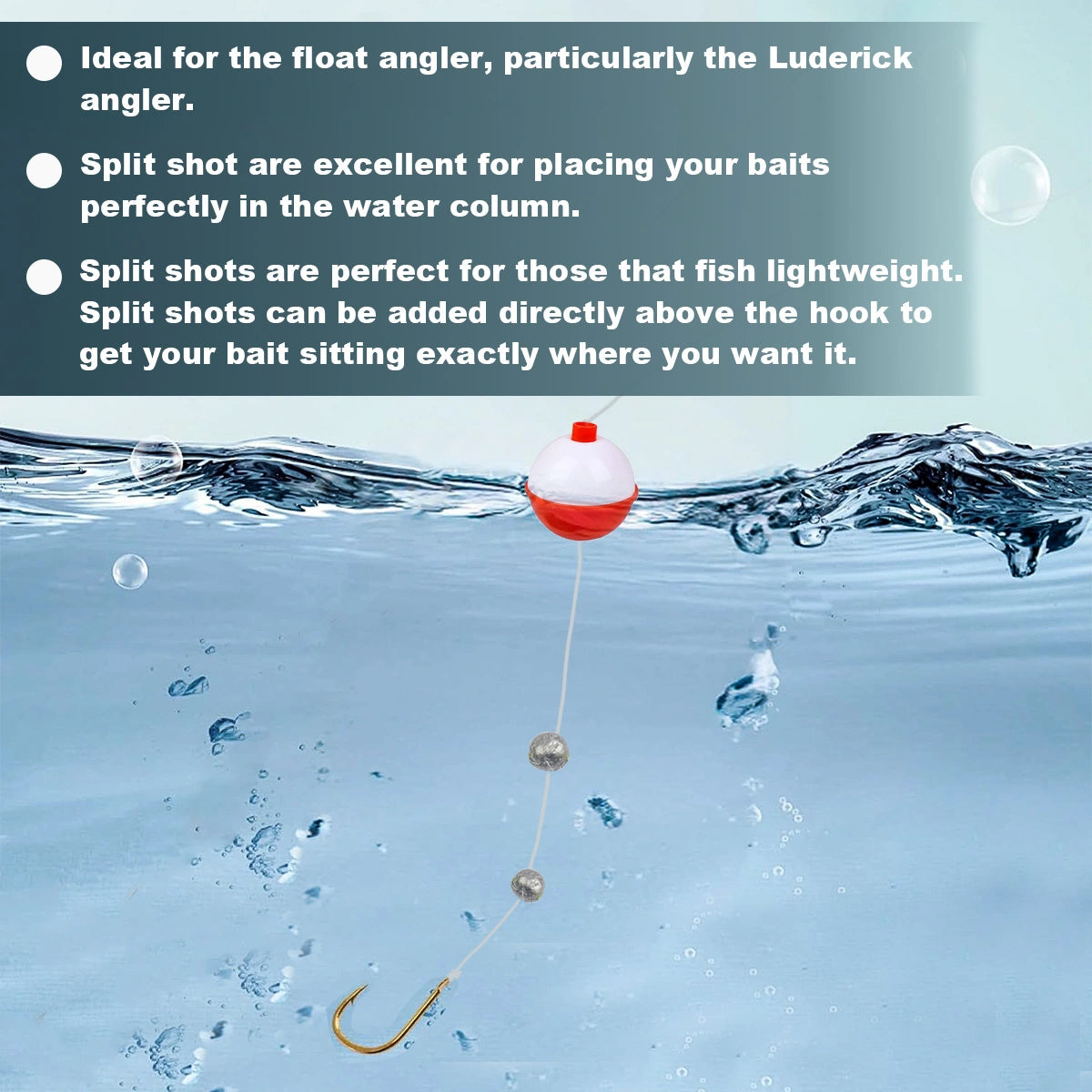 Split Shot Sinkers Fishing Weights